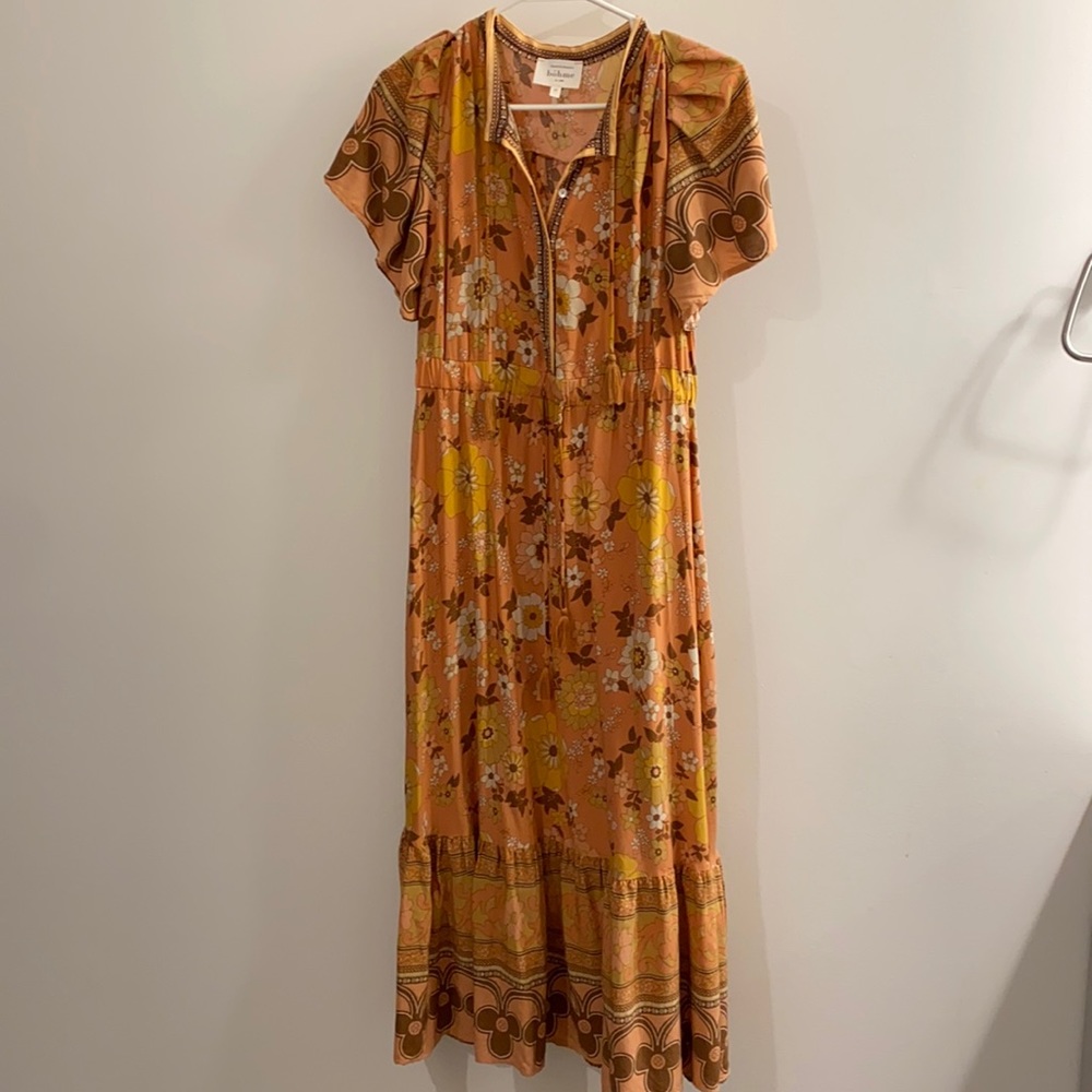 Böhme Orange Floral Dress